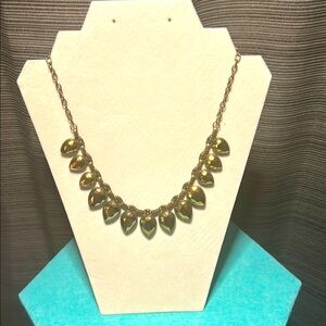 Elegant Gold Teardrop Necklace